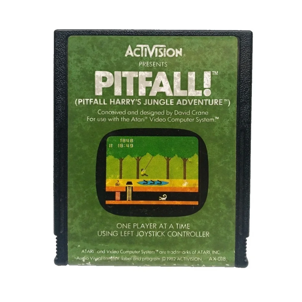 Pitfall (Atari 2600, VCS, 2600+, 7800, Activision, 1982)